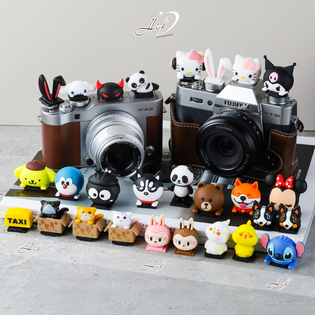 Nắp Đậy Flash Hotshoe Cute Ác Quỷ Thiên Thần, Nắp Che Chân Đèn Cho Máy Ảnh Canon Nikon Sony Fujifilm Híf Accessories