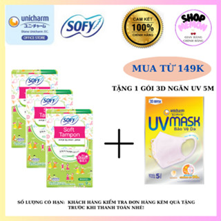 Băng vệ sinh SOFY Soft Tampon Nhập khẩu Nhật Bản-Hộp 9 ống