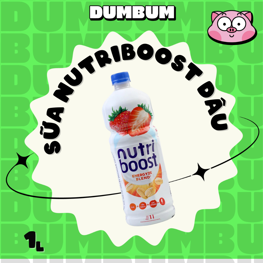 Sữa nutriboost dâu 1L