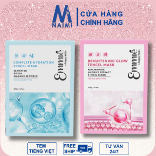 Mặt Nạ Emmié Brightening Glow Giấy TENCEL Dưỡng Sáng Và Tái Sinh Làn Da 23g