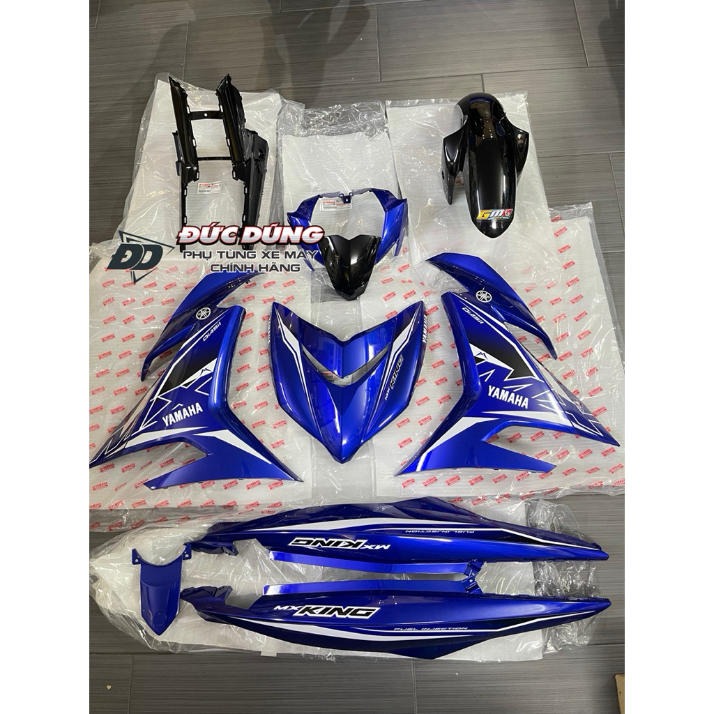 💫 Dàn áo Exciter 150 xanh tem Mx King mau xanh như hình
