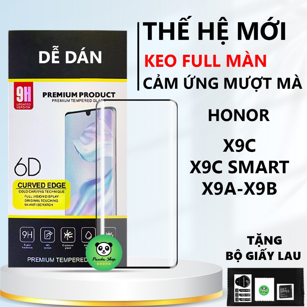 Kính cường lực Honor X9C/ X9C SMART/ X9B/ X9A Màn cong,full keo, Miếng dán bảo vệ màn hình