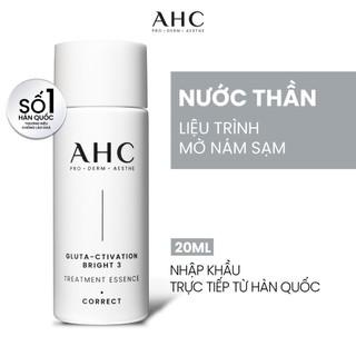 [HB GIFT 1] Nước thần mờ nám sáng da AHC GLUTA-CTIVATION BRIGHT 3 20ML