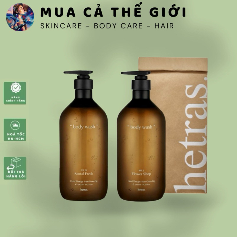 [Bản Hàn] Sữa tắm hương nước hoa Hetras