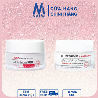  Kem Dưỡng Làm Sáng Da Mờ Thâm Angel’s Liquid 7Day Whitening Program Glutathione 700 V-Cream  50ml  
