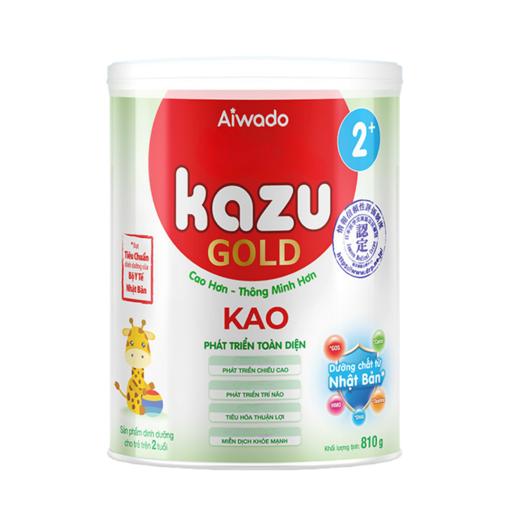 [Date 20.02.27] Sữa Bột KaZu KAO Số 1 810g, Tăng chiều chao công nghệ Nhật