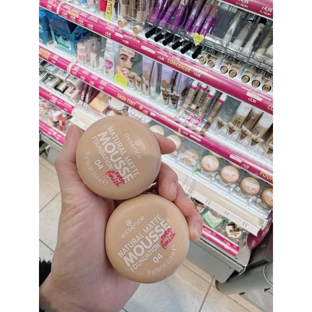 Kem phấn tươi mousse essence Đức đủ bill