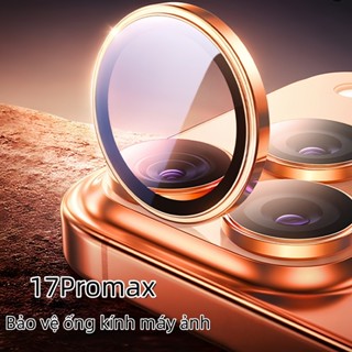 Bộ dán bảo vệ từng mắt camera bằng kim loại chống xước, chống lóa cho iphone 17 16 15 14 13 12 11 Pro Max