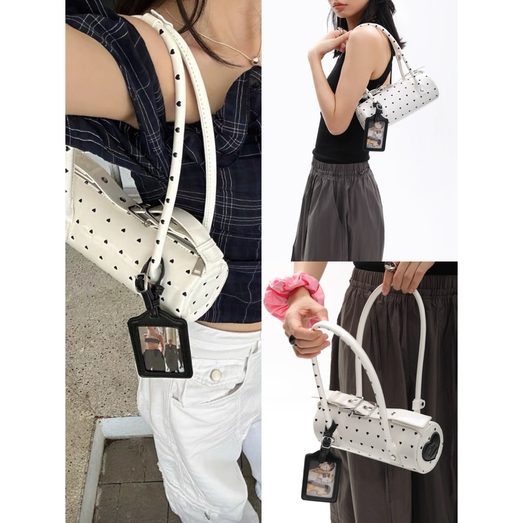 Lukiee Túi Tròn Ống Chấm Bi Jandress Siêu Xinh Với Phong Cách Cá Tính Hiện Đại Phù Hợp Mọi Độ Tuổi