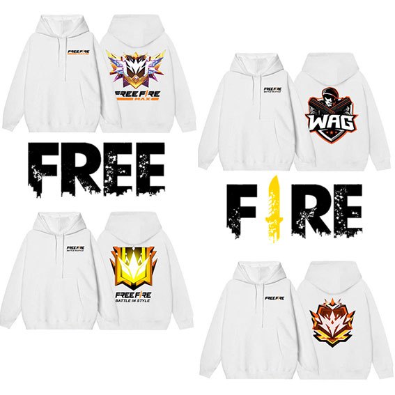 Áo Free Fire , áo hoodie Free fire - áo rank thách đấu game