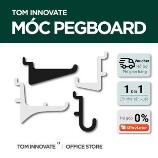  Phụ Kiện Bảng Pegboard Lỗ Tròn Bảng lỗ Treo Tường Móc Treo Pegboards Khay Hộp Phụ Kiện và Móc Cài 