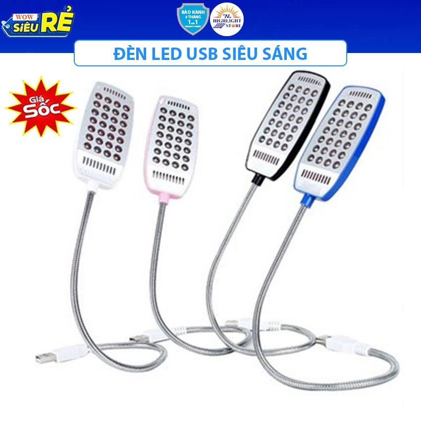 Đèn Led  Bóng Uốn Dẻo Cổng USB Highlight Solar