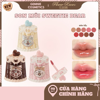 Son Môi FLOWER KNOWS The Sweetie Bear - Bộ Sưu Tập Mới 