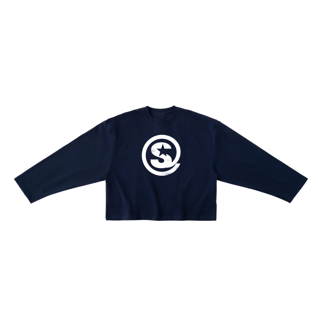 LONG SLEEVE (Áo Thun Tay Dài) - BOXY - LOGO SAINT -  Saint Fat - 280gsm