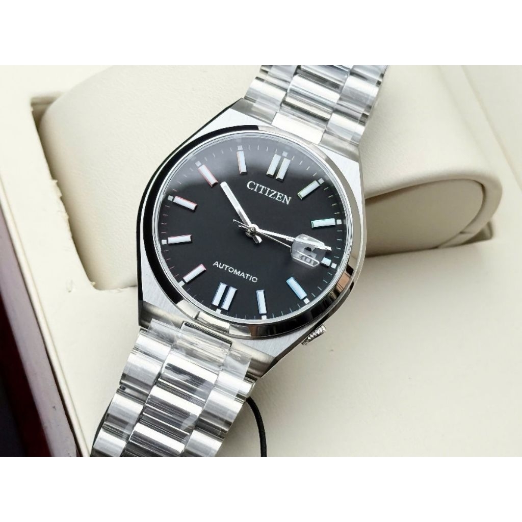 [Chính Hãng 100%] Đồng Hồ Nam Citizen Tsuyosa NJ0151-53E (0151) Máy Cơ (Automatic) Kính Sapphiare Mặ