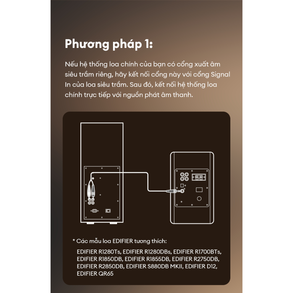 Loa Âm Trầm EDIFIER T5S | Công Suất Cực Đại 70W | Loa Bass 8 Inch | Khuếch Đại Âm Thanh Class D | Bảo Hành 15 Tháng | BigBuy360 - bigbuy360.vn