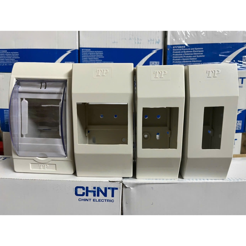 Hộp đựng cầu dao - cb tép 1p, 2p, cb chống giật có nắp che - kín nước