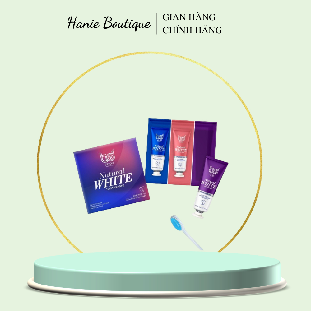 (HÀNG MỚI VỀ) (Chính hãng 9TIDO BEAUTIFUL) - SET Kem Đánh Răng 3 Tuýp