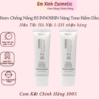 Kem Chống Nắng B3 Innoskin 6 Màng Lọc Và 8 Màng Lọc Giúp Sáng Da Mờ Thâm, Nâng Tone Kiềm Dầu Cực Tốt