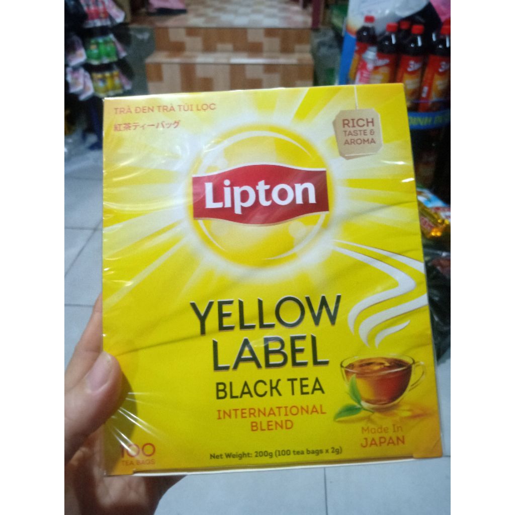 TRÀ LIPTON YELLOW LABEL, HỘP 100 GÓI