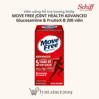 [Hàng Mỹ] Viên uống hỗ trợ xương khớp Schiff Move Free Joint Health Advanced Glucosamine & FruiteX-B