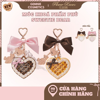  Móc Khoá Phấn Phủ FLOWER KNOWS The Sweetie Bear - Bộ Sưu Tập Mới 