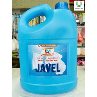  Nước tẩy trắng ẩm mốc quần áo Javel Liên minh 4 Lít . 1 lít  600ml 