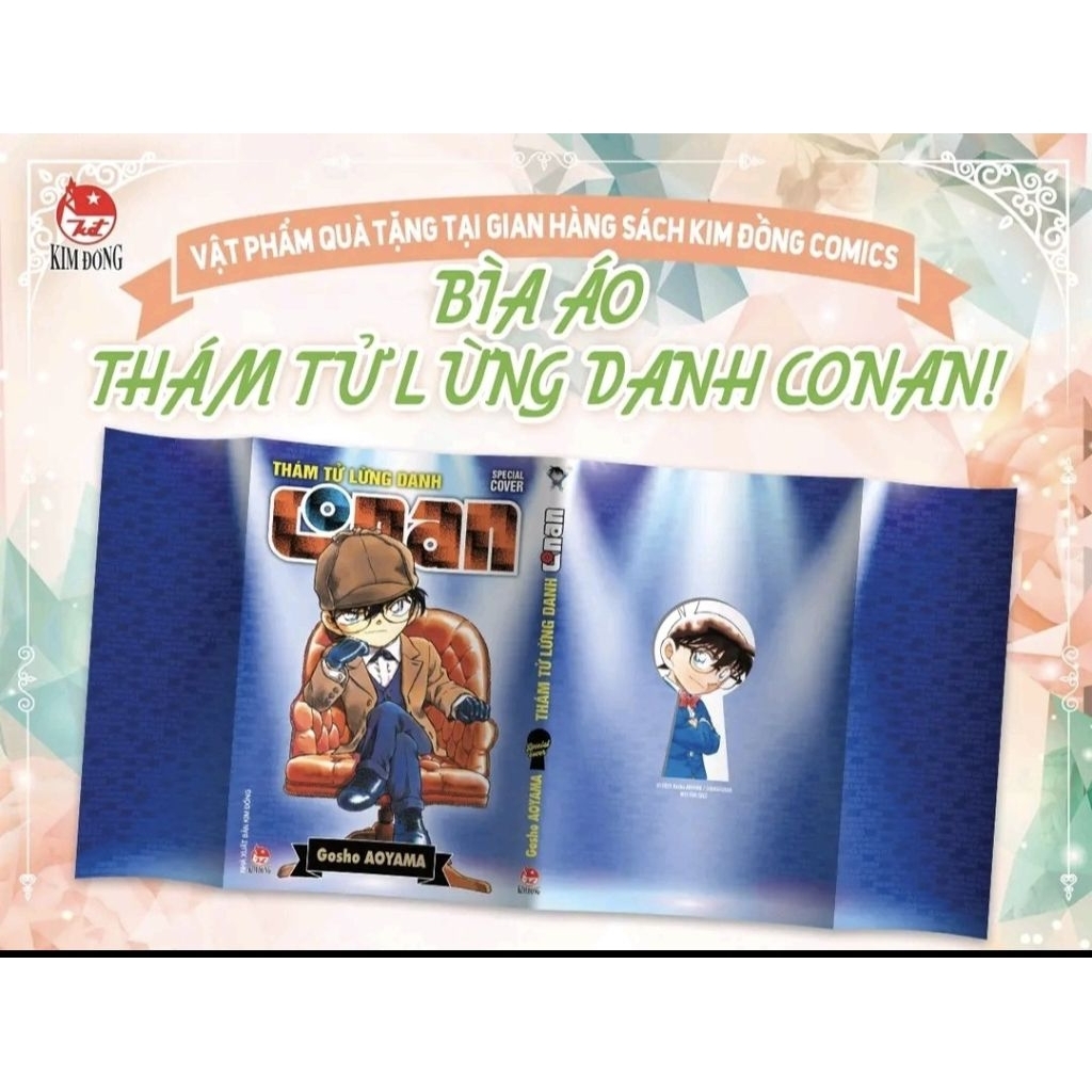 Bìa Truyện Conan Japan Fes - NXB Kim Đồng - Quà sưu tầm bốc thăm Vietnam Japan festival 2025