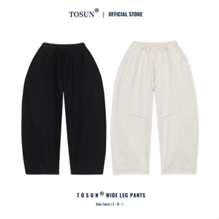 Quần Kaki Ống Rộng TOSUN Lưng Thun Quần Kaki Form Rông Unisex Nam Nữ Q15