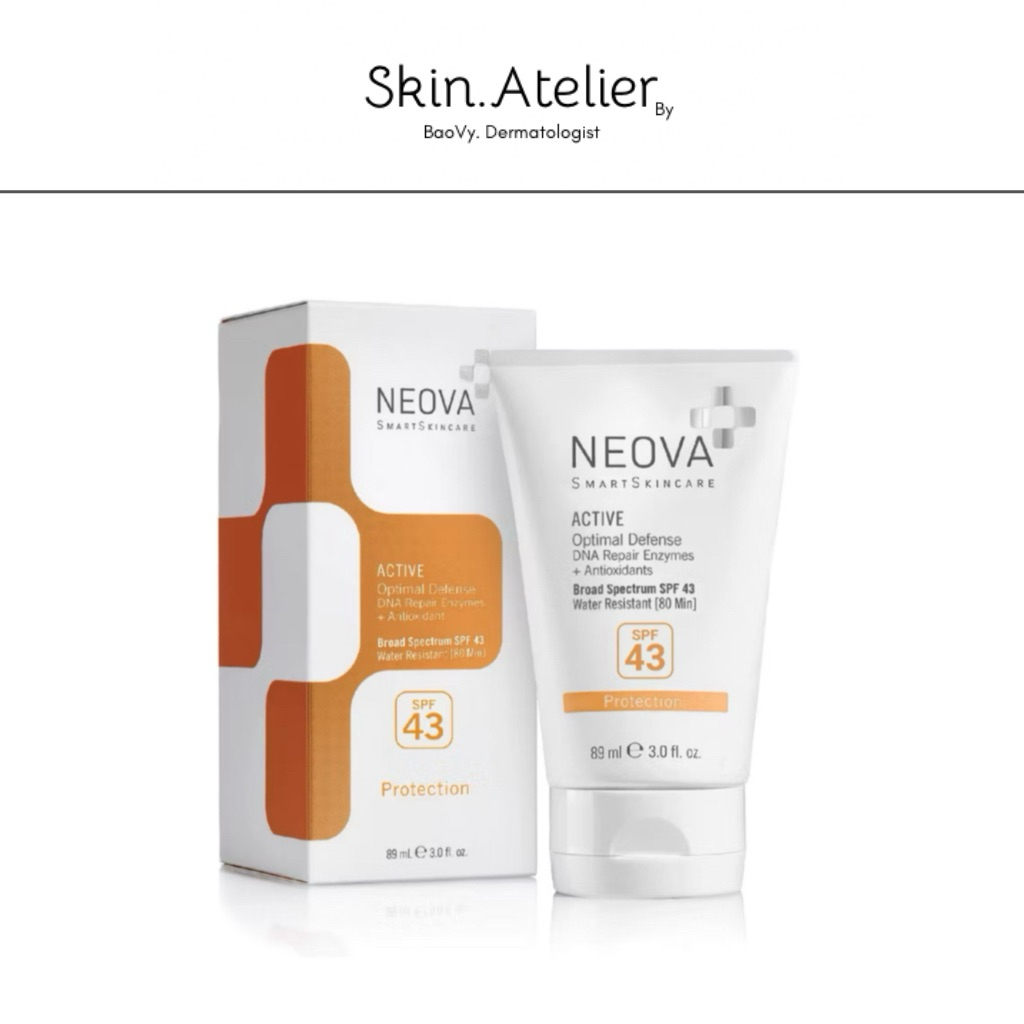 [HÀNG CÔNG TY] Kem Chống Nắng NEOVA Active SPF 43 89ml– Kem chống nắng & phục hồi DNA da