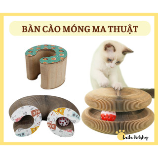 Bàn cào móng ma thuật cho mèo, đồ chơi cho thú cưng | LAILA PET SHOP