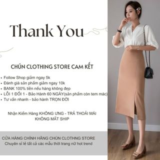 Chân Váy Dài Công Sở Dáng Trơn Cạp Lưng Cao Chất Tuyết Mưa Chân Váy A 2 Loại Xẻ Tà Sau - Trước Dáng Dài 808