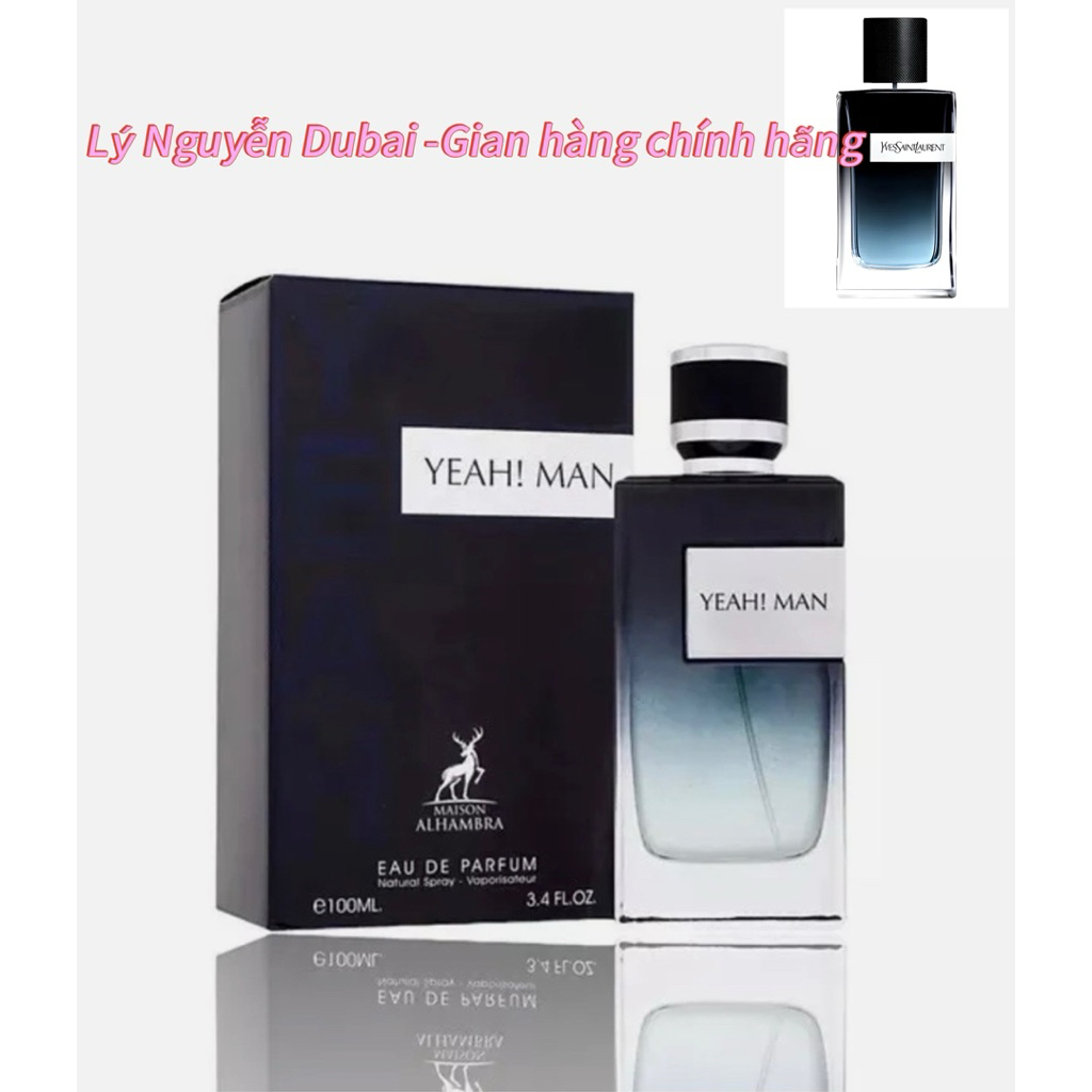 [ Hàng chính hãng tại Hà Nội] Nước hoa nam Dubai YEAH  MAN Hương Thơm Nam Tính, Trẻ Trung & Cuốn Hút