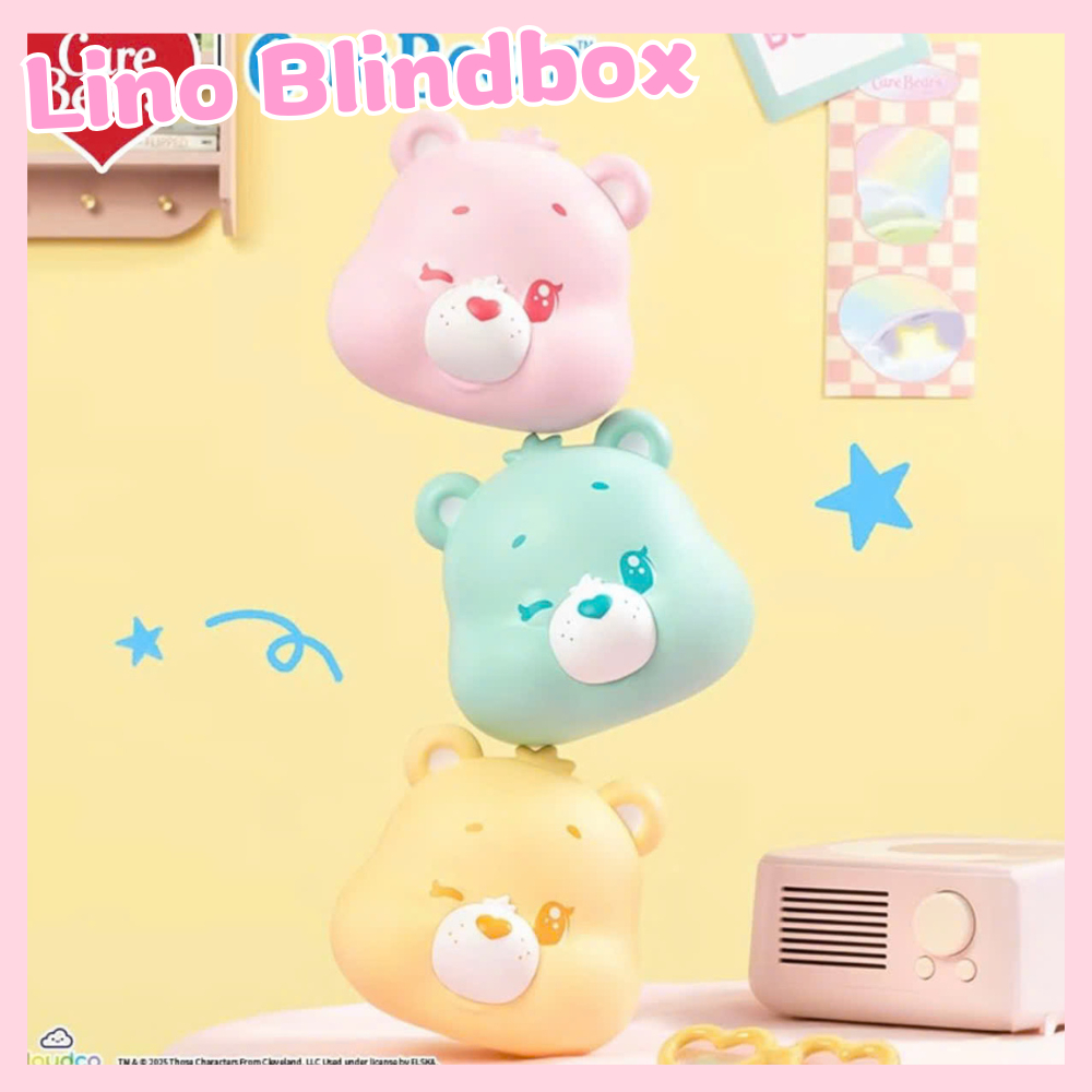 [Mô hình] Blindbox Care Bears - 1 hộp chứa 3 mô hình nhỏ bên trong