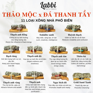 [Labbi] Combo xông nhà sức khoẻ dồi dào [ĐÁ NGỌC BÍCH ĐỎ]
