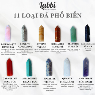 [Labbi] Combo thanh tẩy chữa lành [ĐÁ THẠCH ANH]