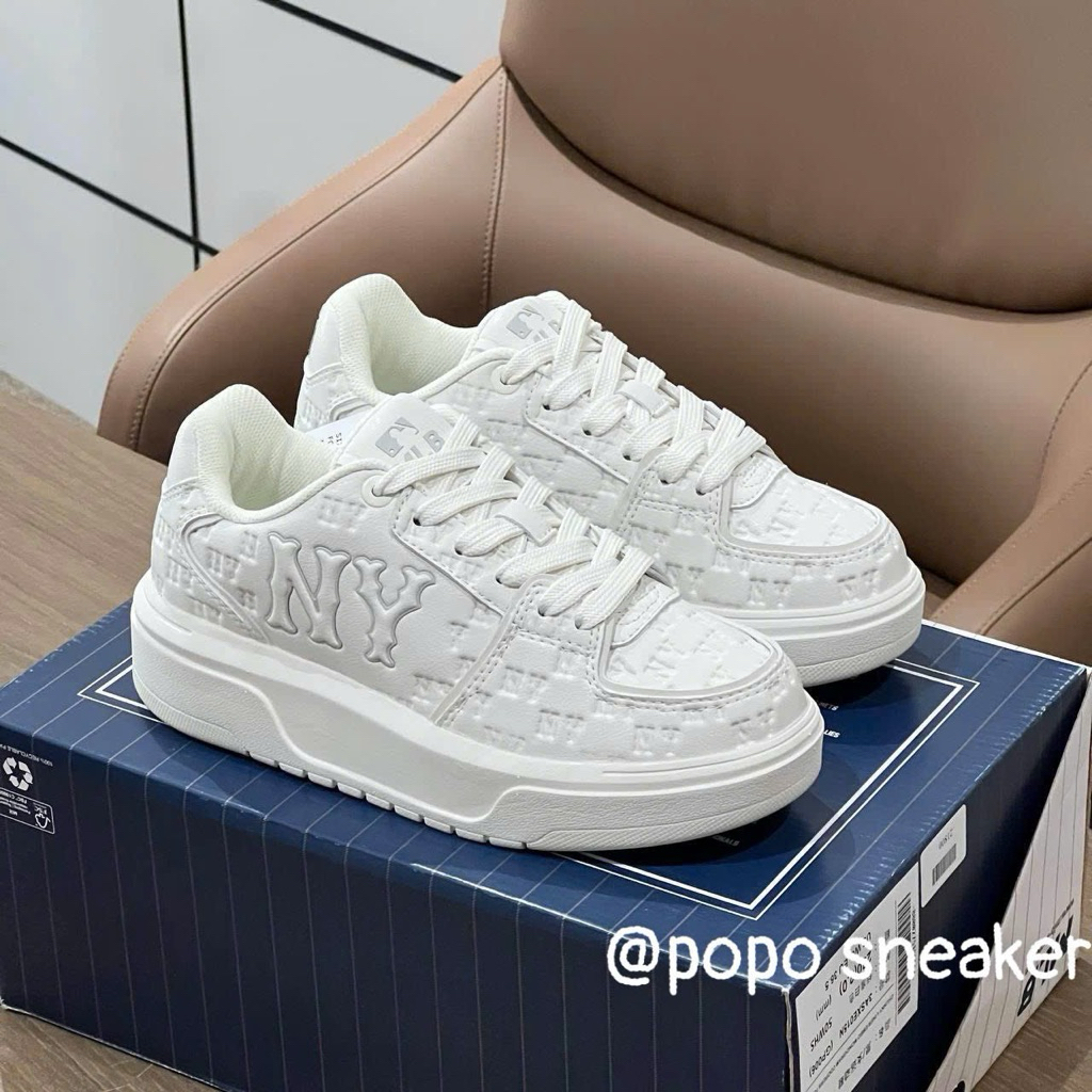 Giày Sneaker Liner Full White NY mới 2025