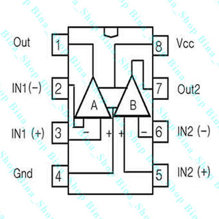 (2 cái) IC 4558 chân cắm DIP-8 IC 4558D DIP8