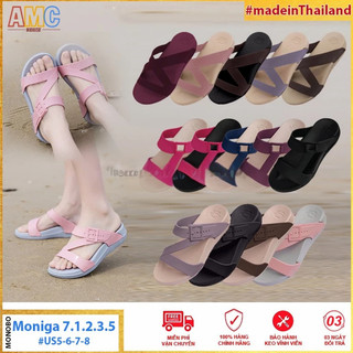  Dép quai chéo Thái Lan nữ EVA đóng nút đế xuồng 4cm – Nhẹ bền dễ vệ sinh – Moniga 7 