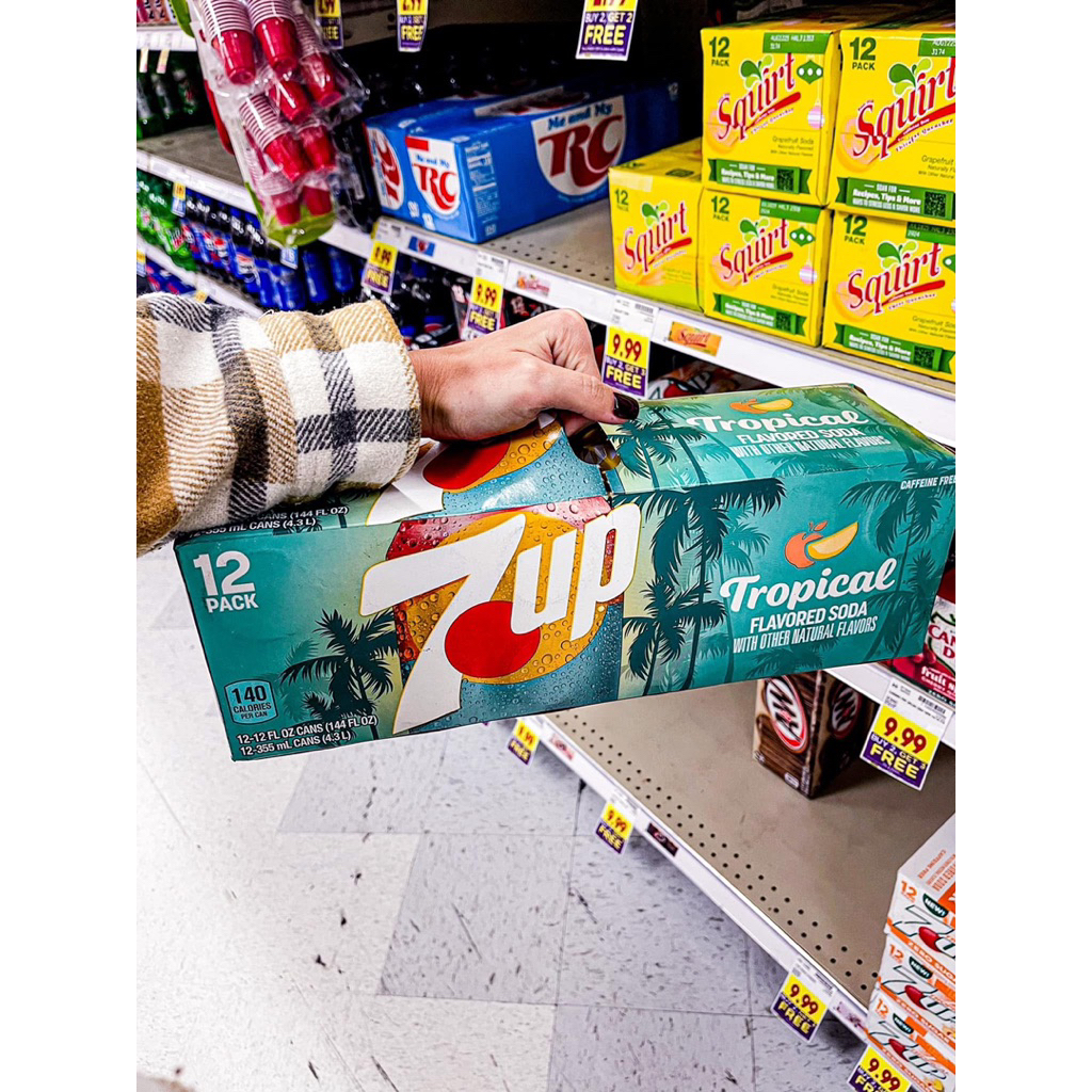 NƯỚC NGỌT 7UP HƯƠNG VỊ NHIỆT ĐỚI - NƯỚC NGỌT 7UP TROPICAL FLAVORED SODA with Other Natural Flavors 3