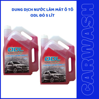  Dung dịch nước làm mát ô tô ODL ĐỎ 5 Lít  Chai  dung dịch làm mát máy ô tô nhiều màu chuyên dụng 