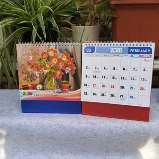 Lịch 2026 , lịch để bàn  2026  khổ 16*24cm và 24*16cm (vpp Tritin)