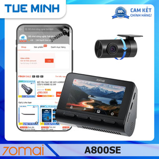  Camera hành trình ô tô 70mai A800SE 4K HDR - Phiên bản Quốc tế hàng chính hãng phân phối 