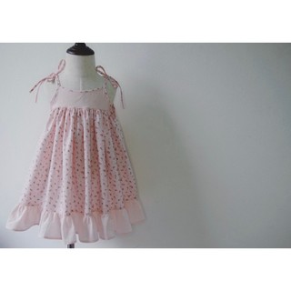 RG218_Rập giấy may đầm 2 dây cho bé