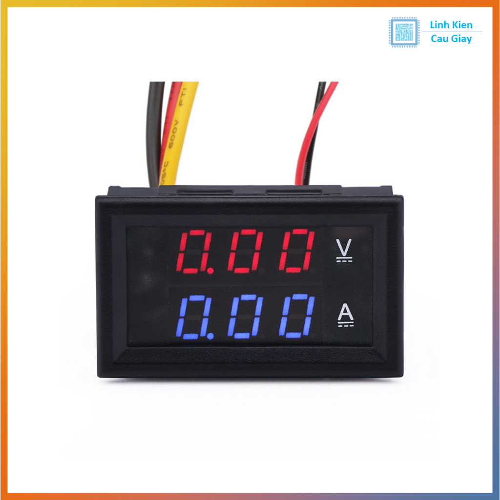 Module đo điện áp & dòng điện DC 0–100V/10A ( Hiển Thị 3 Số)