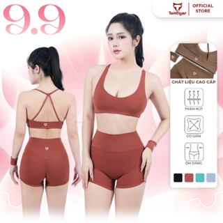 Bộ đồ thể thao nữ LUMI TOMTIGER, Set đồ Gym nữ, Đồ tập Yoga cao cấp, nâng ngực, co giãn 4 chiều
