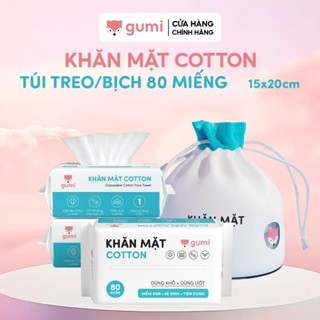 Khăn mặt khô Gumi dùng 1 lần lau khô, lau ướt - Khăn lau mặt dùng một lần