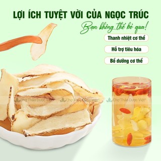 Ngọc trúc khô 1kg, nhục trúc phiến, hàng thơm vàng, pha trà, hầm canh bổ phổi, nhuận phế