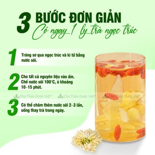 Ngọc trúc khô 1kg, nhục trúc phiến, hàng thơm vàng, pha trà, hầm canh bổ phổi, nhuận phế