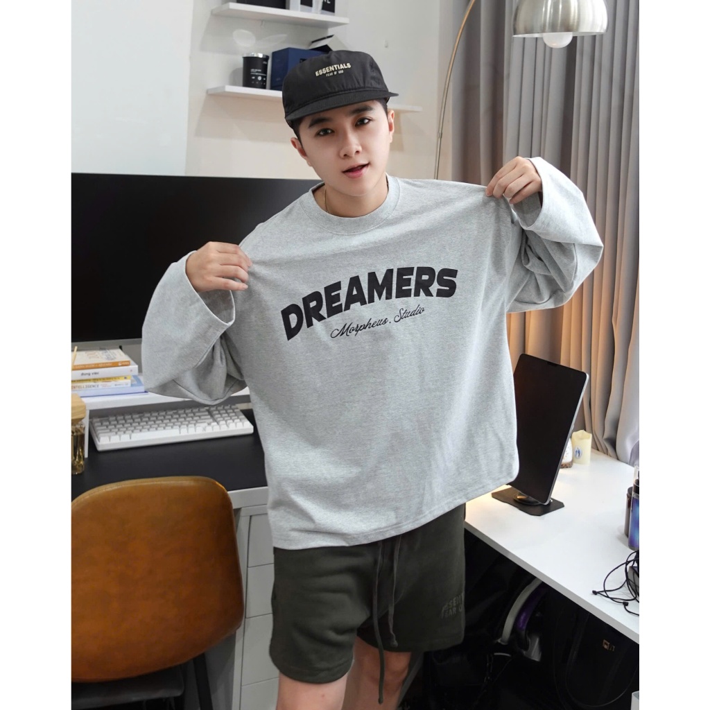 Áo thun tay dài Local Brand Morpheus, Boxy LONGSLEEVE cotton, 260gsm, Áo thun tay dài form rộng Unisex | BigBuy360 - bigbuy360.vn